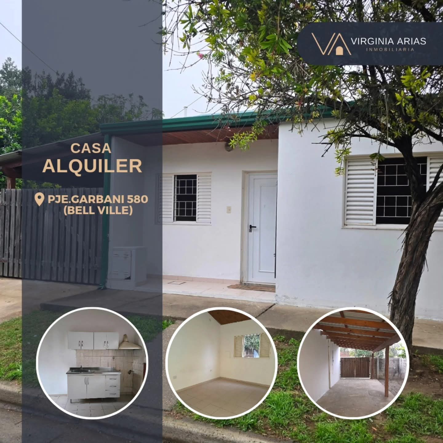 Casa en alquiler &#8211; Pje. Garbani 580