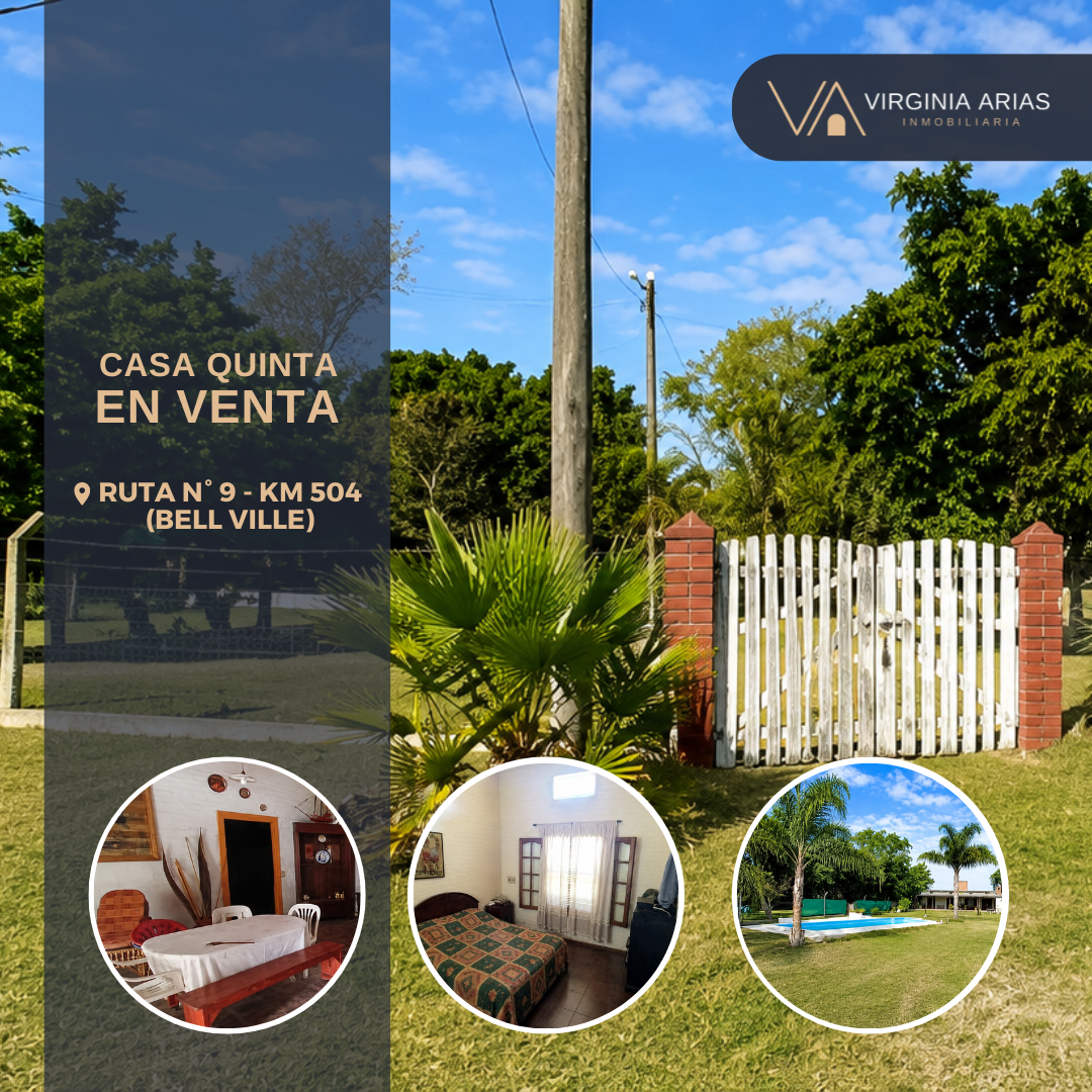 Casa Quinta en Venta &#8211; Ruta 9 &#8211; Km 504