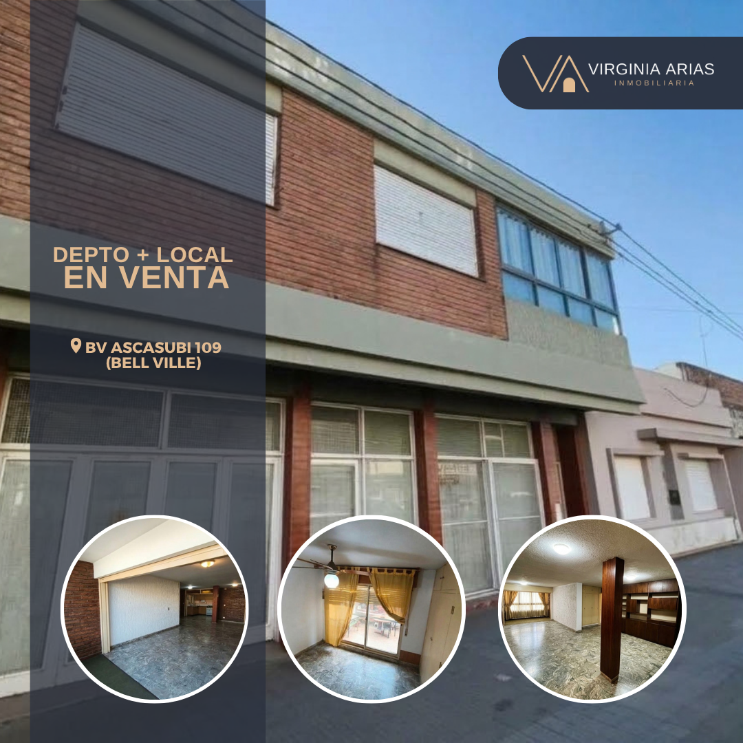 Depto + Local Comercial  en Venta &#8211; Bv. Ascasubi 109